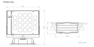 K15-PF361-36W dimenzije