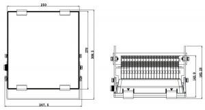 K21-TGA-100W dimenzije