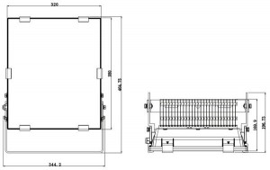 K21-TGA-200W dimenzije