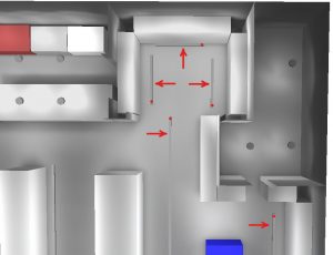 3D simulacija rasvjete trgovine - detalj