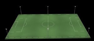 3D simulacija rasvjete nogometnog terena